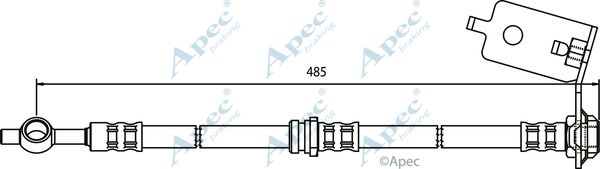 APEC BRAKING Тормозной шланг HOS3571